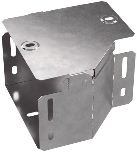 Переходник левый для лотка с крышкой Промрукав Стандарт 150х100х100 фото Переходник левый для лотка с крышкой Промрукав Стандарт 150х100х100 картинка